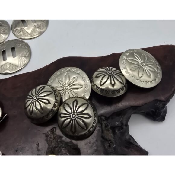 Vtg Native American Style Seed Bead Jewelry, Shank Buttons, Concho, Craft.. - Picture 6 of 16